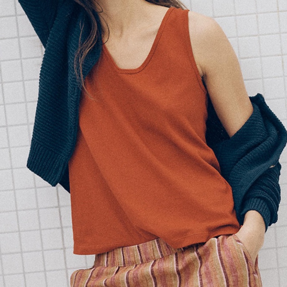 Madewell Tomboy V-Neck Tank Top